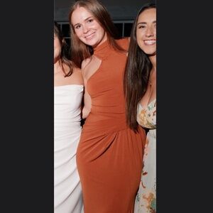 Orange Long Dress